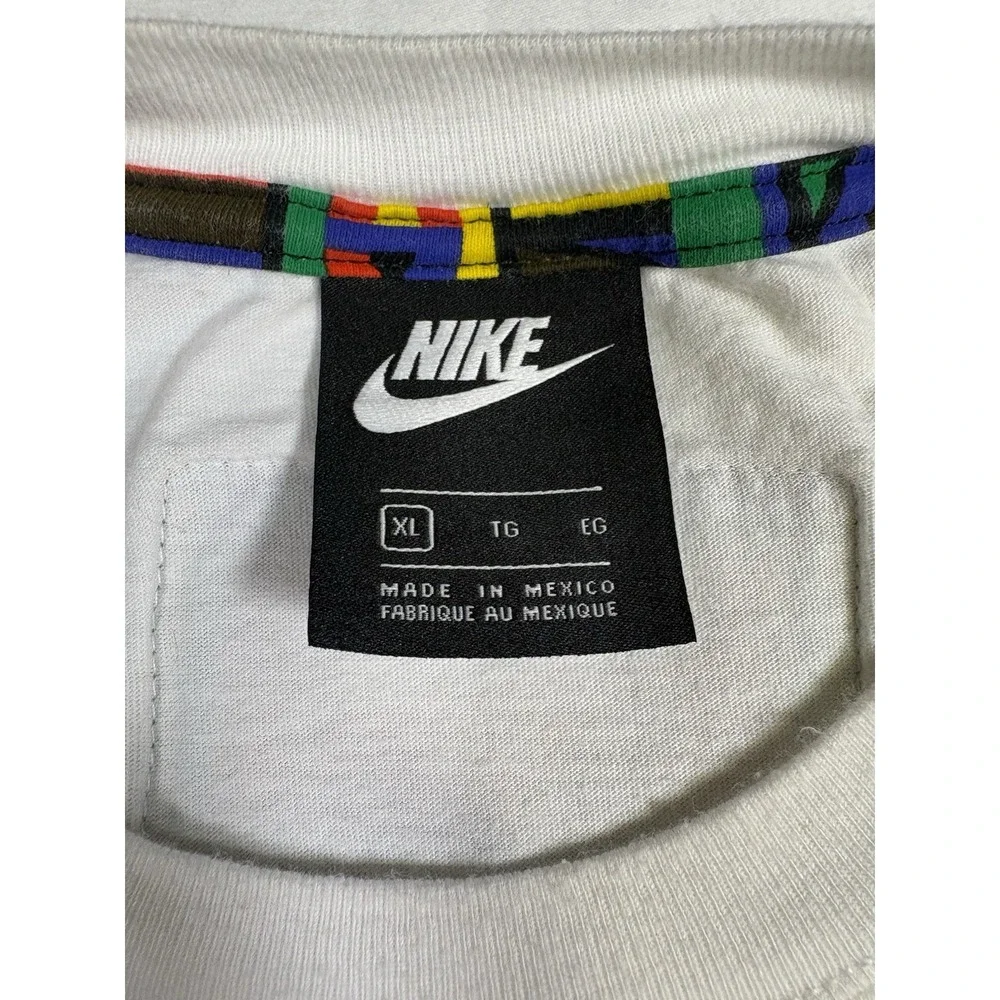 Nike Urban Jungle Pack Shirt Mens XL White Live Together Play Together Back Pa